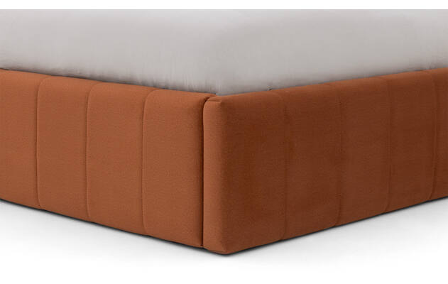 Goossens bedframe carte oranje stof - 8231026-05