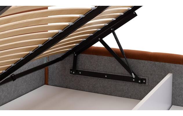 Goossens bedframe carte oranje stof - 8231026-goossens-carte-bedframe-microvezel-10