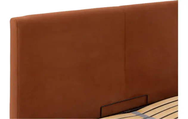 Goossens bedframe carte oranje stof - 8231026-goossens-carte-bedframe-microvezel-11