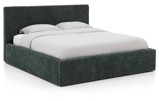 Goossens bedframe mysen storage groen stof - 8231027-01