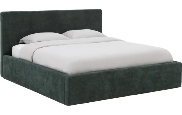 Goossens bedframe mysen storage groen stof - 8231027-01