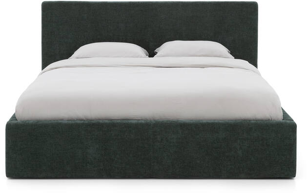 Goossens bedframe mysen storage groen stof - 8231027-02