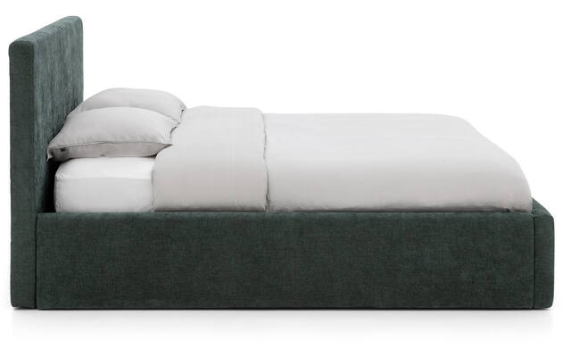 Goossens bedframe mysen storage groen stof - 8231027-03
