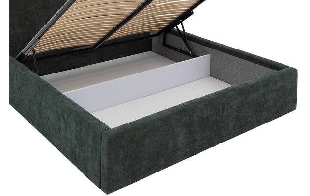 Goossens bedframe mysen storage groen stof - 8231027-09
