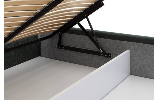 Goossens bedframe mysen storage groen stof - 8231027-10