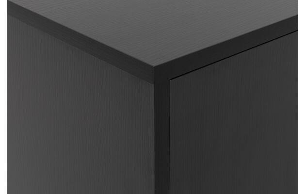 Goossens basic tv meubel madrid zwart melamine - 8231136-08