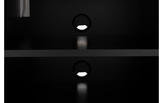 Goossens basic tv meubel madrid zwart melamine - 8231136-09