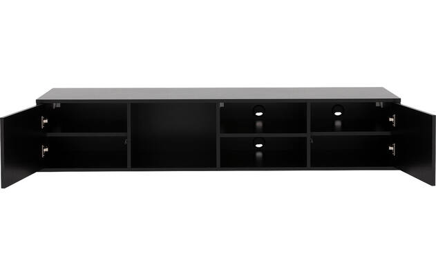 Goossens basic tv meubel madrid zwart melamine - 8231136-15