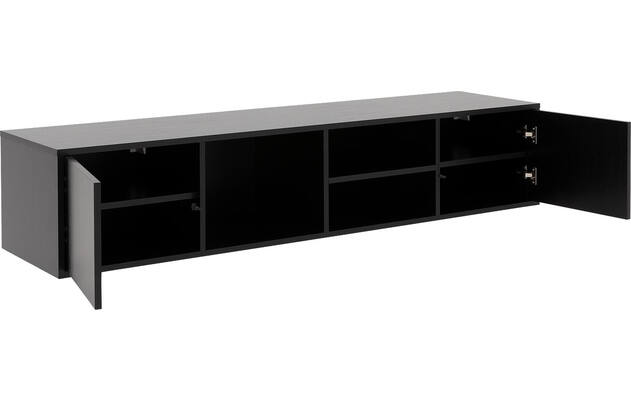 Goossens basic tv meubel madrid zwart melamine - 8231136-16