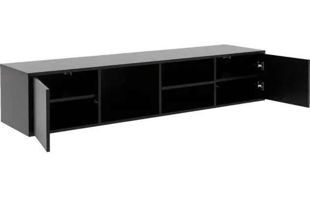 Goossens basic tv meubel madrid zwart melamine - 8231136-16