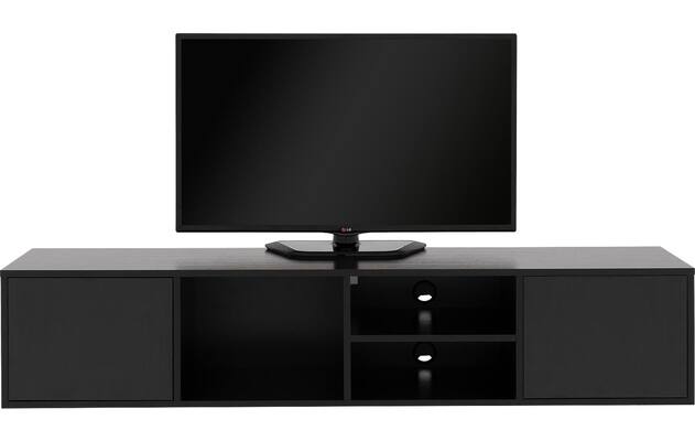 Goossens basic tv meubel madrid zwart melamine - 8231136-17