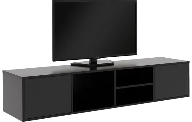 Goossens basic tv meubel madrid zwart melamine - 8231136-18