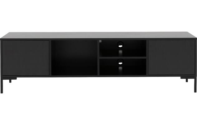 Goossens basic tv meubel madrid zwart melamine - 8231136-20