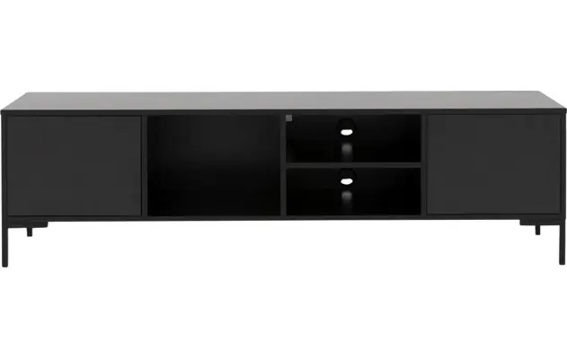 Goossens basic tv meubel madrid zwart melamine - 8231136-20
