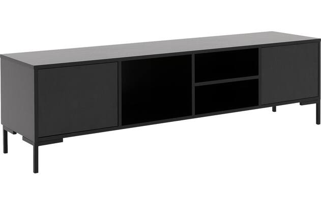 Goossens basic tv meubel madrid zwart melamine - 8231136-21
