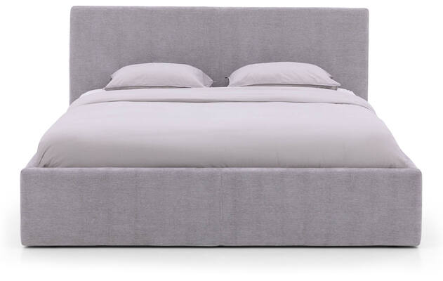 Goossens bedframe mysen storage grijs stof - 8231156-03