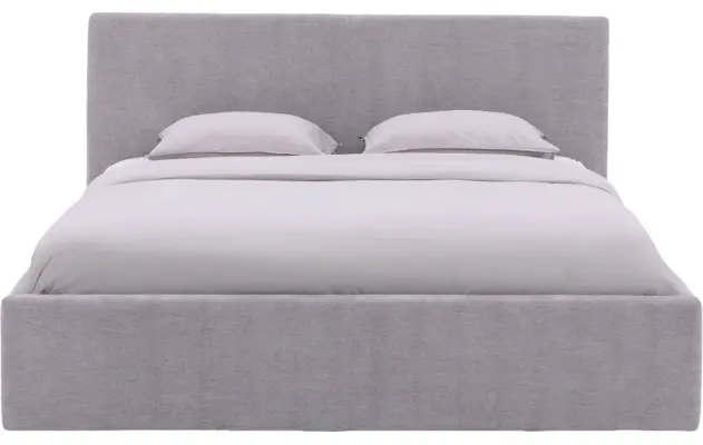 Goossens bedframe mysen storage grijs stof - 8231156-03