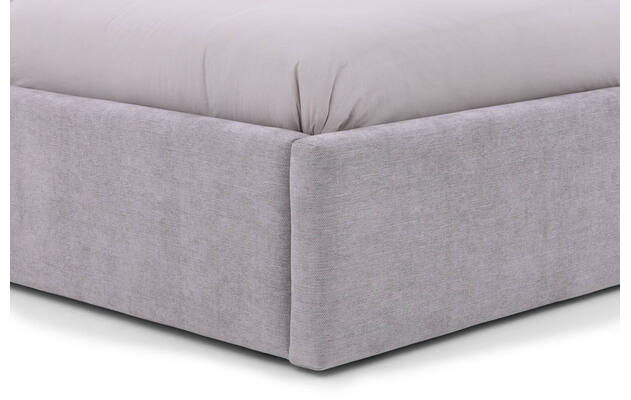 Goossens bedframe mysen storage grijs stof - 8231156-06