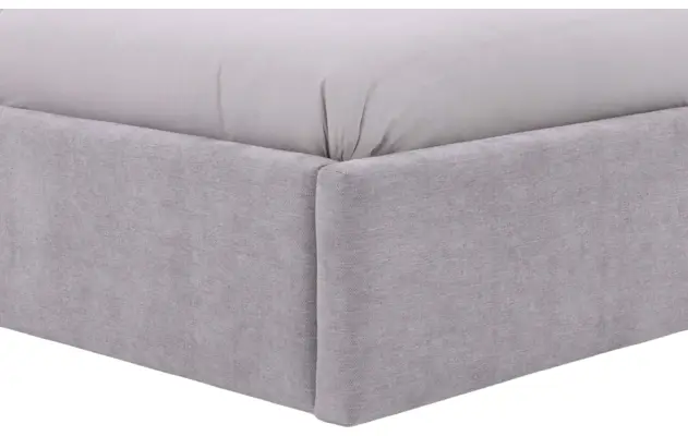 Goossens bedframe mysen storage grijs stof - 8231156-06