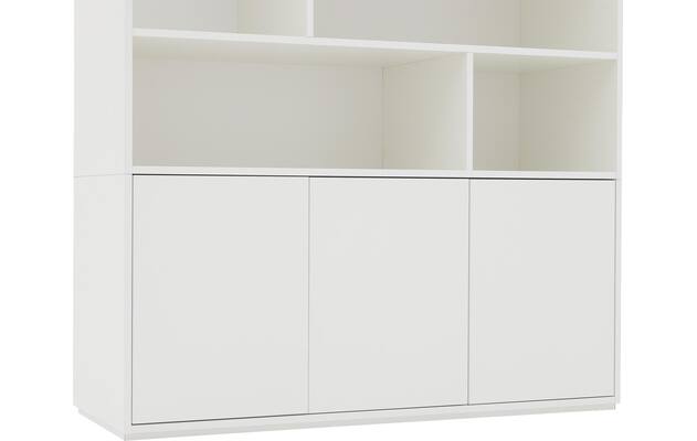 Goossens basic buffetkast madrid wit melamine - 8231200-05