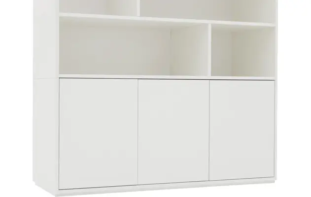 Goossens basic buffetkast madrid wit melamine - 8231200-05