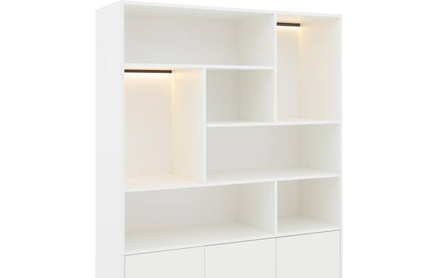 Goossens basic buffetkast madrid wit melamine - 8231200-06