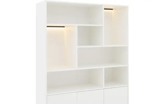 Goossens basic buffetkast madrid wit melamine - 8231200-06
