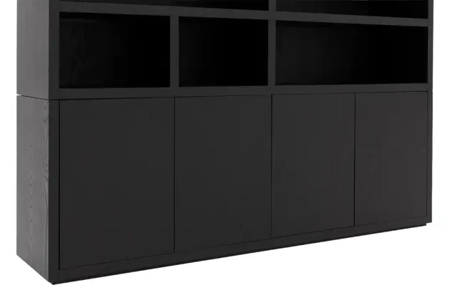 Goossens buffetkast barcelona zwart eiken - 8231282-07