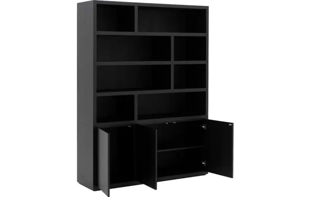 Goossens buffetkast barcelona zwart eiken - 8231283-04