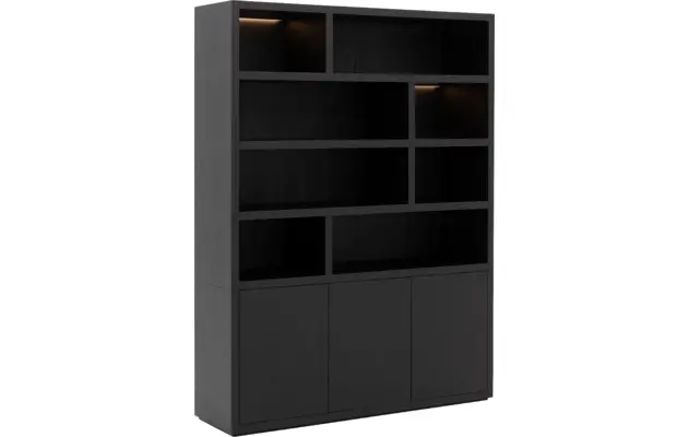Goossens buffetkast barcelona zwart eiken - 8231283-06