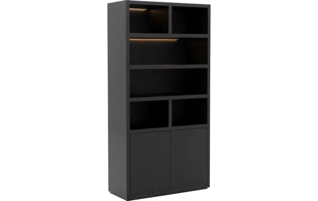 Goossens buffetkast barcelona zwart eiken - 8231284-06