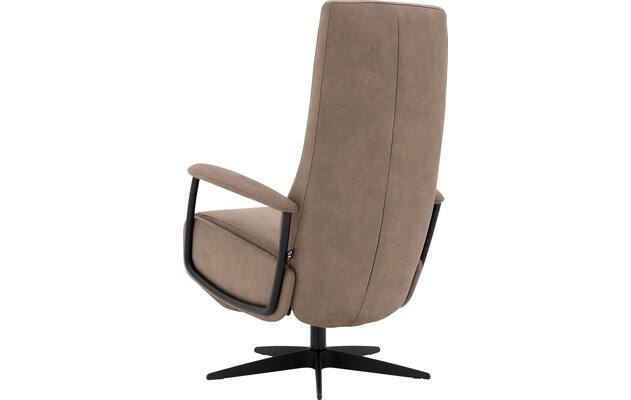 Goossens excellent relaxstoel riati bruin micro leer - 8231285-03