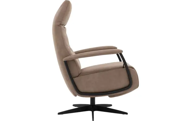 Goossens excellent relaxstoel riati bruin micro leer - 8231285-08