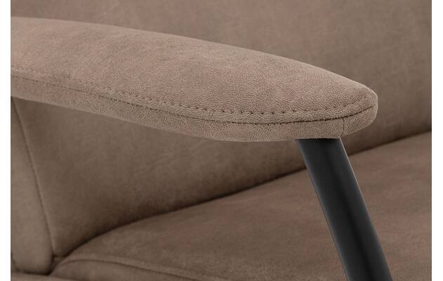 Goossens excellent relaxstoel riati bruin micro leer - 8231285-10