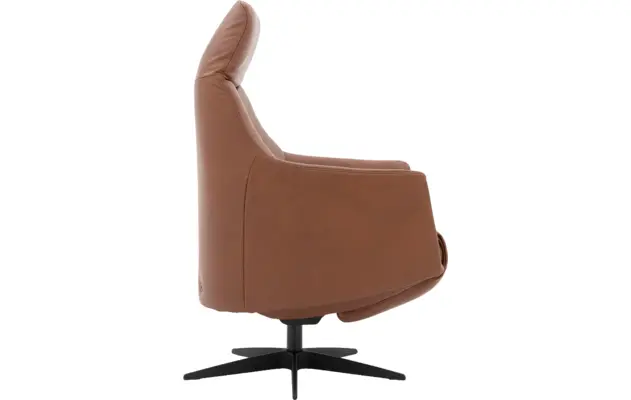 Goossens excellent relaxstoel lecce bruin leer - 8231287-09