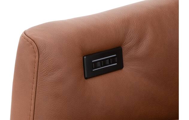 Goossens excellent relaxstoel lecce bruin leer - 8231287-12