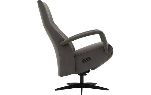 Goossens excellent relaxstoel loreto grijs micro leer - 8231288-05