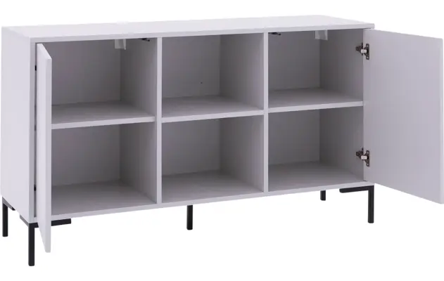 Goossens basic dressoir madrid grijs melamine - 8231293-goossens-basic-madrid-dressoir-melamine-04