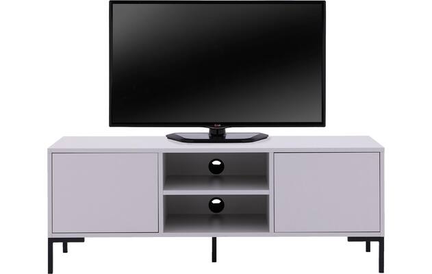 Goossens basic tv meubel madrid grijs melamine - 8231295-goossens-basic-madrid-tv-meubel-melamine-bruin-01