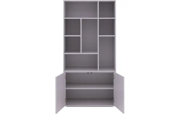Goossens basic buffetkast madrid grijs melamine - 8231297-goossens-basic-madrid-buffetkast-melamine-02