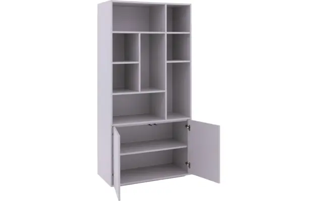 Goossens basic buffetkast madrid grijs melamine - 8231297-goossens-basic-madrid-buffetkast-melamine-04