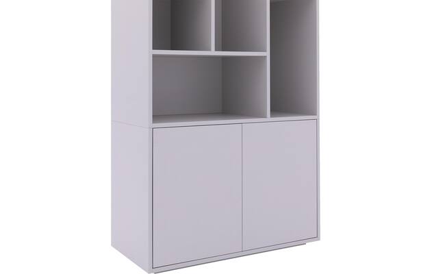 Goossens basic buffetkast madrid grijs melamine - 8231297-goossens-basic-madrid-buffetkast-melamine-06