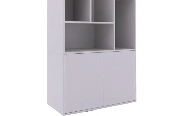 Goossens basic buffetkast madrid grijs melamine - 8231297-goossens-basic-madrid-buffetkast-melamine-06