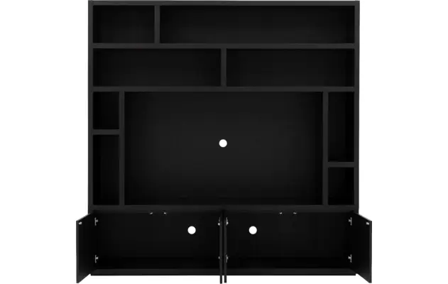 Goossens tv meubel barcelona zwart eiken - 8231367-03