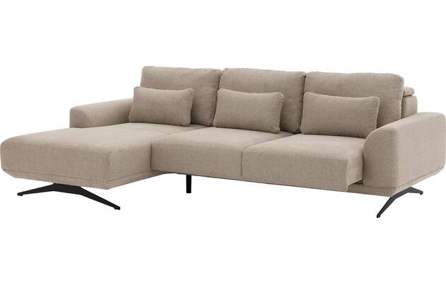 Goossens excellent loungebank princess beige stof - 8231518-04