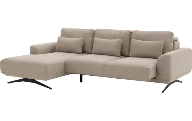 Goossens excellent loungebank princess beige stof - 8231518-04