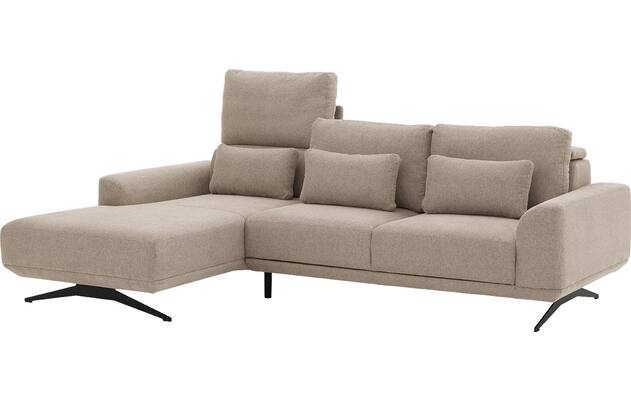Goossens excellent loungebank princess beige stof - 8231518-09