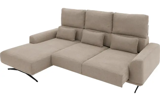 Goossens excellent loungebank princess beige stof - 8231518-12