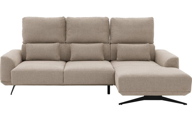 Goossens excellent loungebank princess beige stof - 8231518-gespiegeld-07