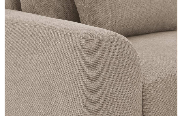 Goossens excellent loungebank princess beige stof - 8231518-gespiegeld-15
